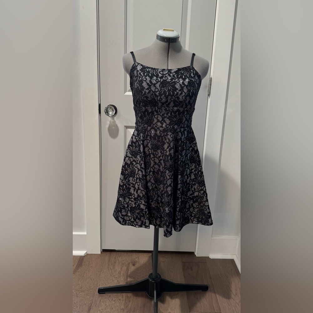 Speechless Black Lace Dress